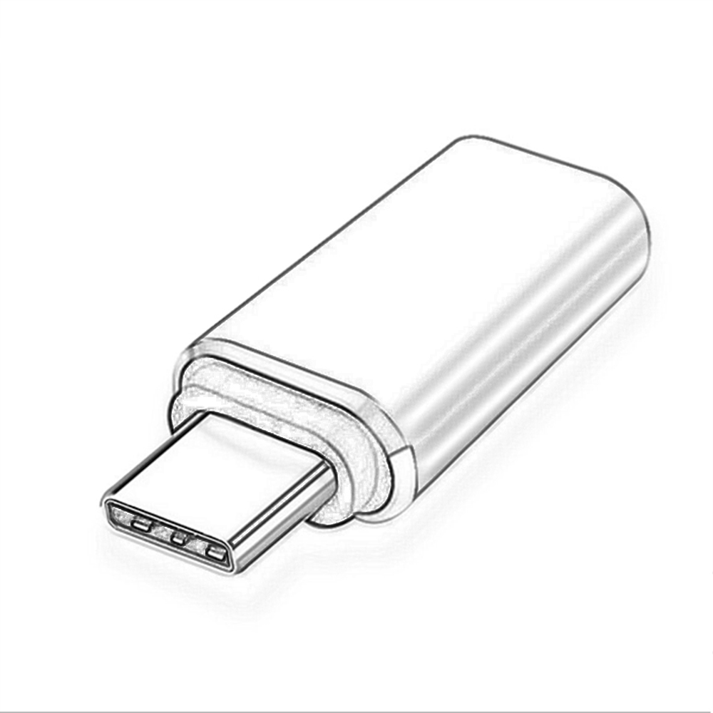 OTG Adapter Type C Female To Lighting Male For iPhone Mini USB C Connector Portable Charging Data Converter