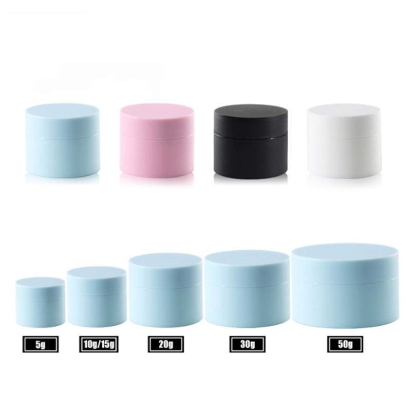 Custom Cosmetic Cream Jars Pp Sets Pot Plastic Case Cosmetic Container Empty Plastic Cream Jars Plastic Cans With Lids
