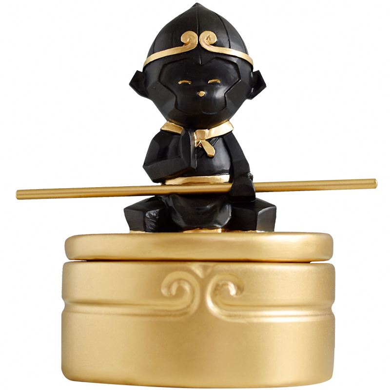 Housewarming Congratulatory Gift Statue China Statue Resin Home Decor Monkey King Tea Table Decoration Ceramic Wukong