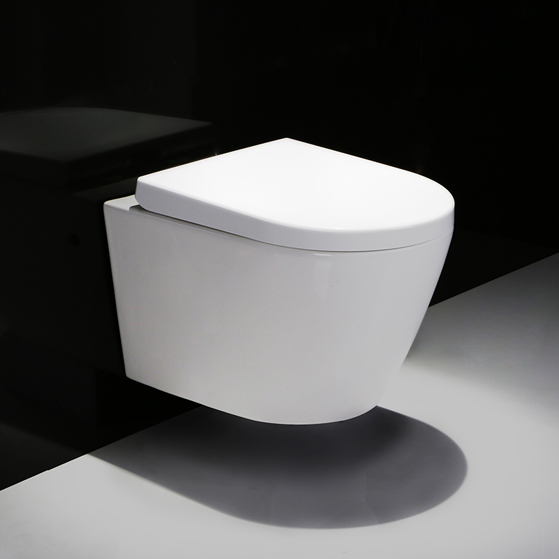 European standard wall mounted ceramic rimless hangend toilet wall-hung toilet wall hung toilet