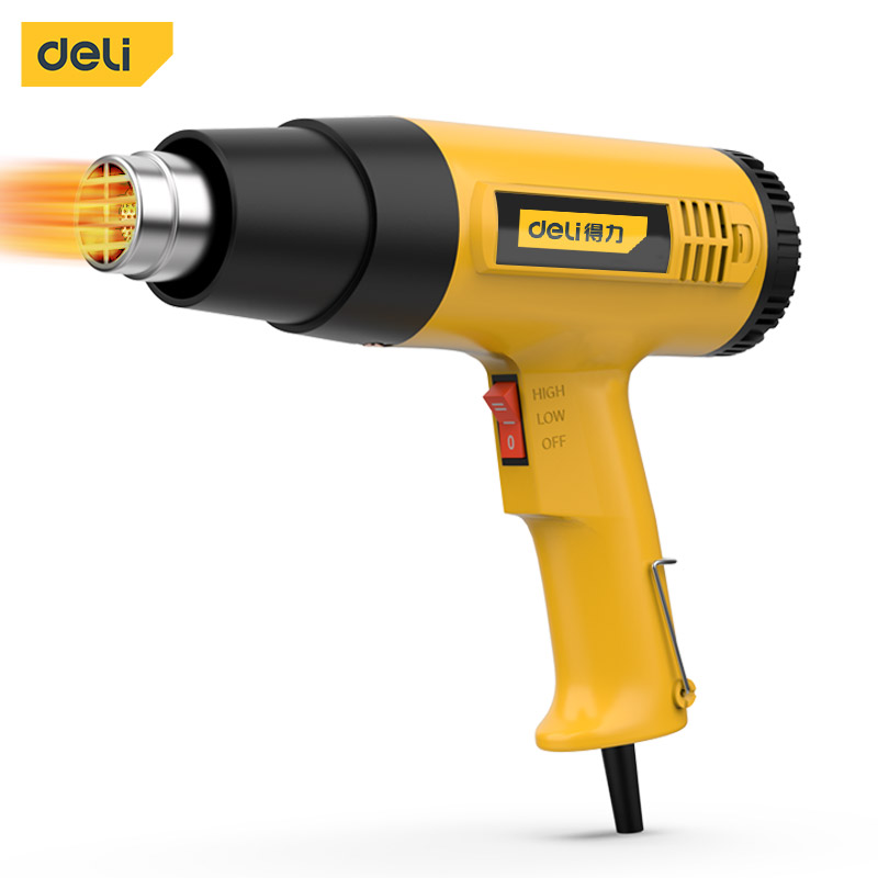 Deli Tools DL5200 1600W High Temperature Industrial Hot Air Gun DIY Variable Professional Heat Gun