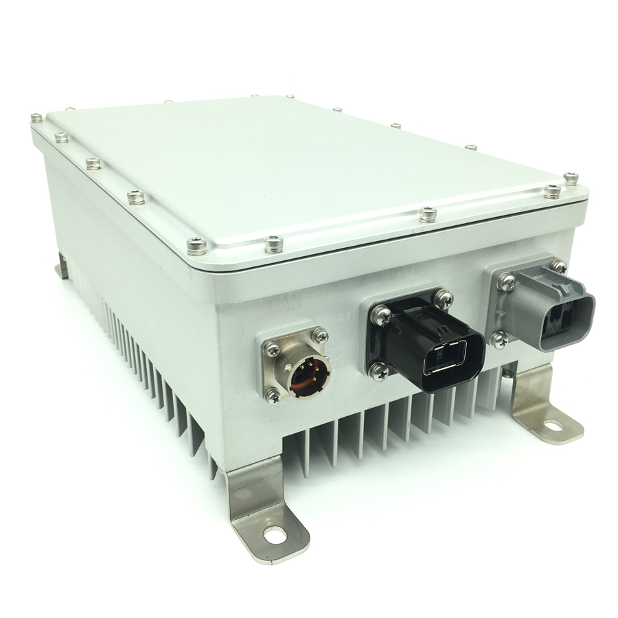 High Efficiency liquid cooled OBC can-bus control 6.6Kw 600V electric bus battery charger on board