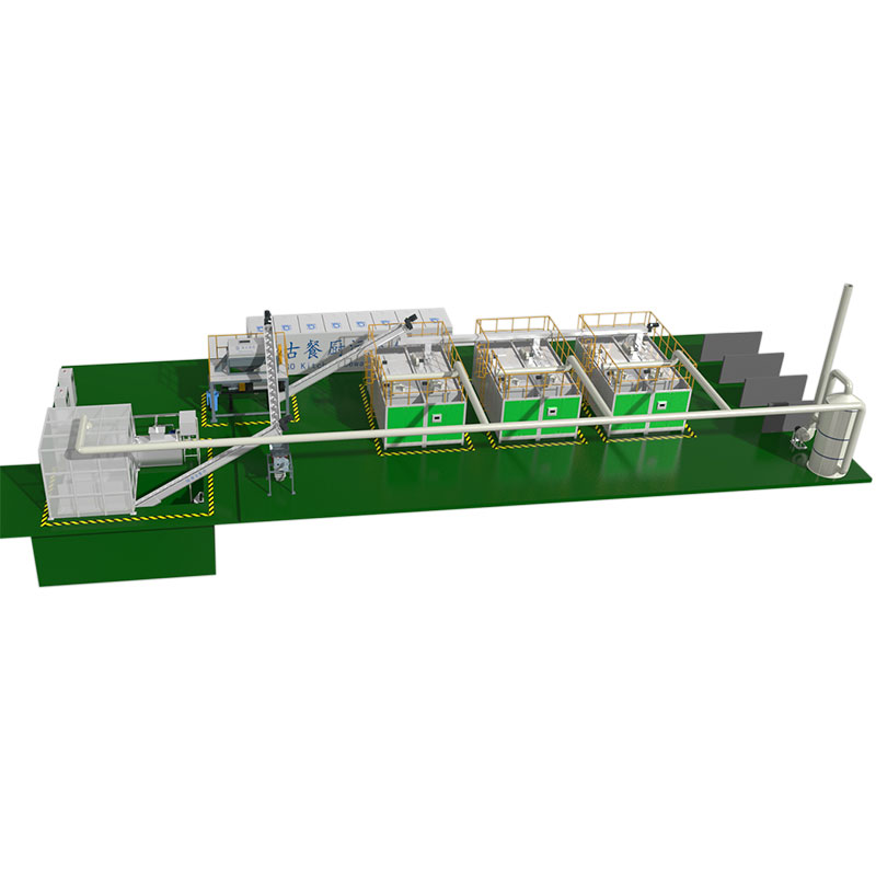 10-300Tons/Day - Industrial Organic Fertilizer Fermentation Food Waste Compost Machine