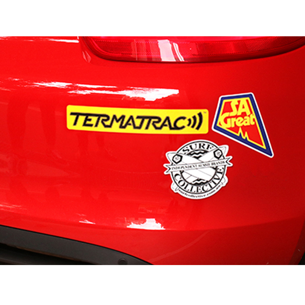 Custom design die cut vinyl waterproof car stickers body transparent bumper car stickers