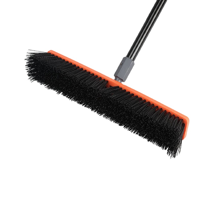 Vipaoclean 18 дюймов 24 дюйм (ов) Промышленный Heavy Duty открытый Композитное напольное покрытие веник PP пуш-ап для метлы