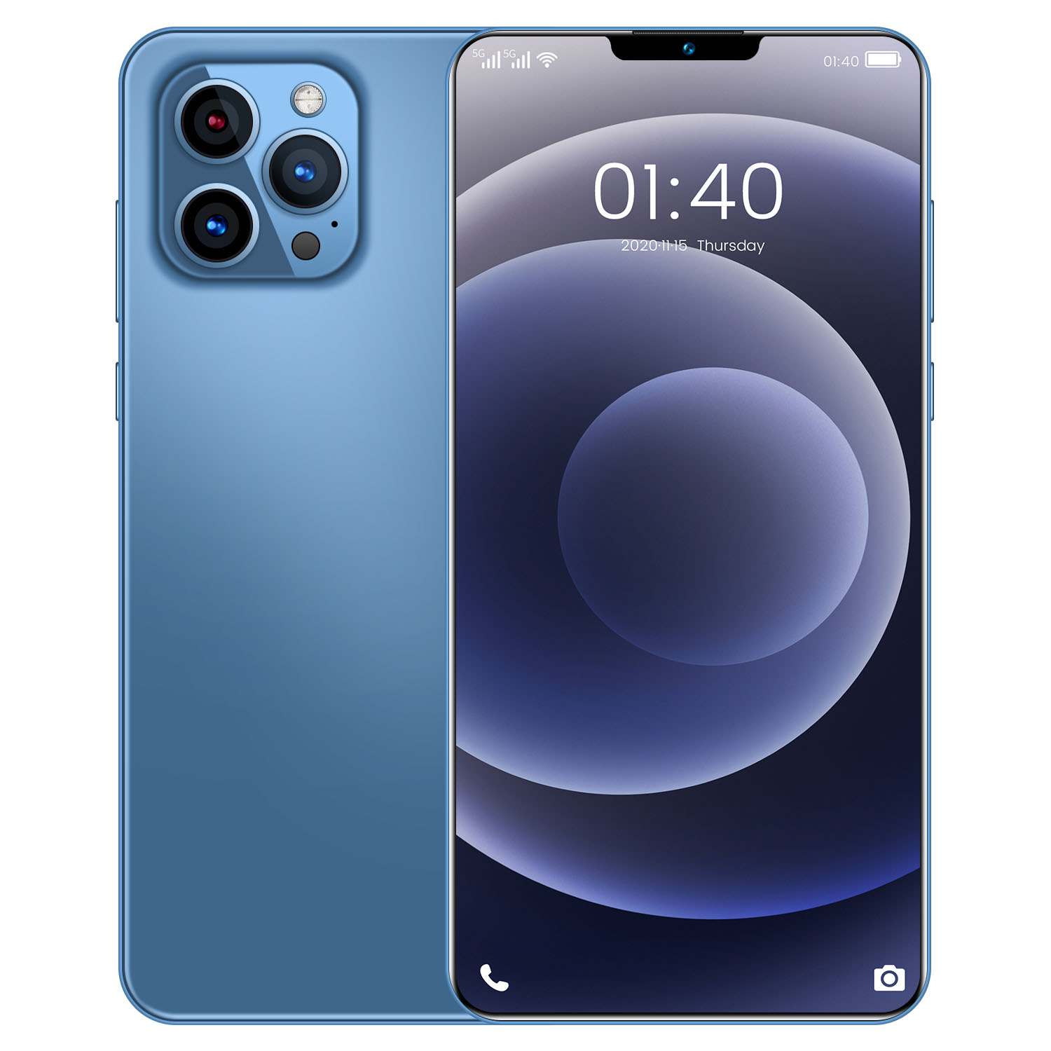 Phone12 Pro Max Mobile Phone 512GB Face Recognition Fingerprint Unlock Cell phone Support Dual Card Dual Standby Smart Phone