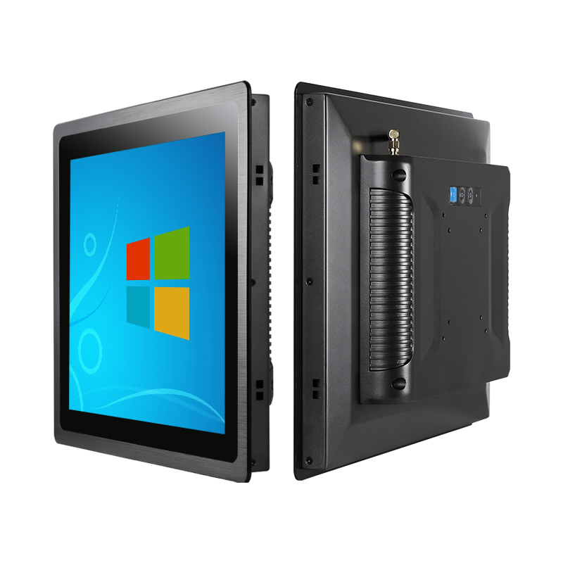Touchthink rackmount wall installed i5 19" ip65 industrial computer embeded fanless touch screen panel pc for work station