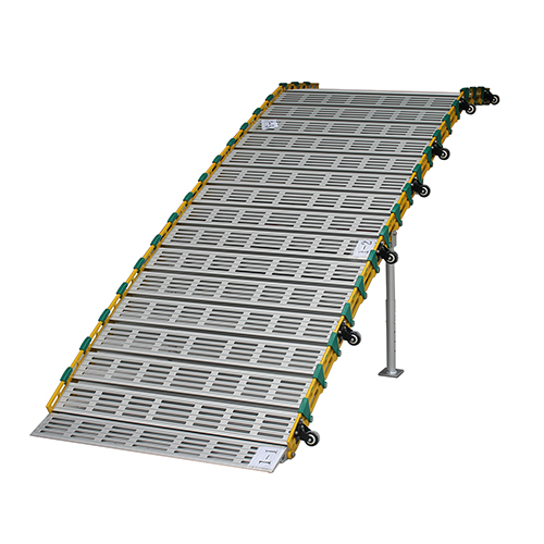 Portable and foldable aluminum ramps