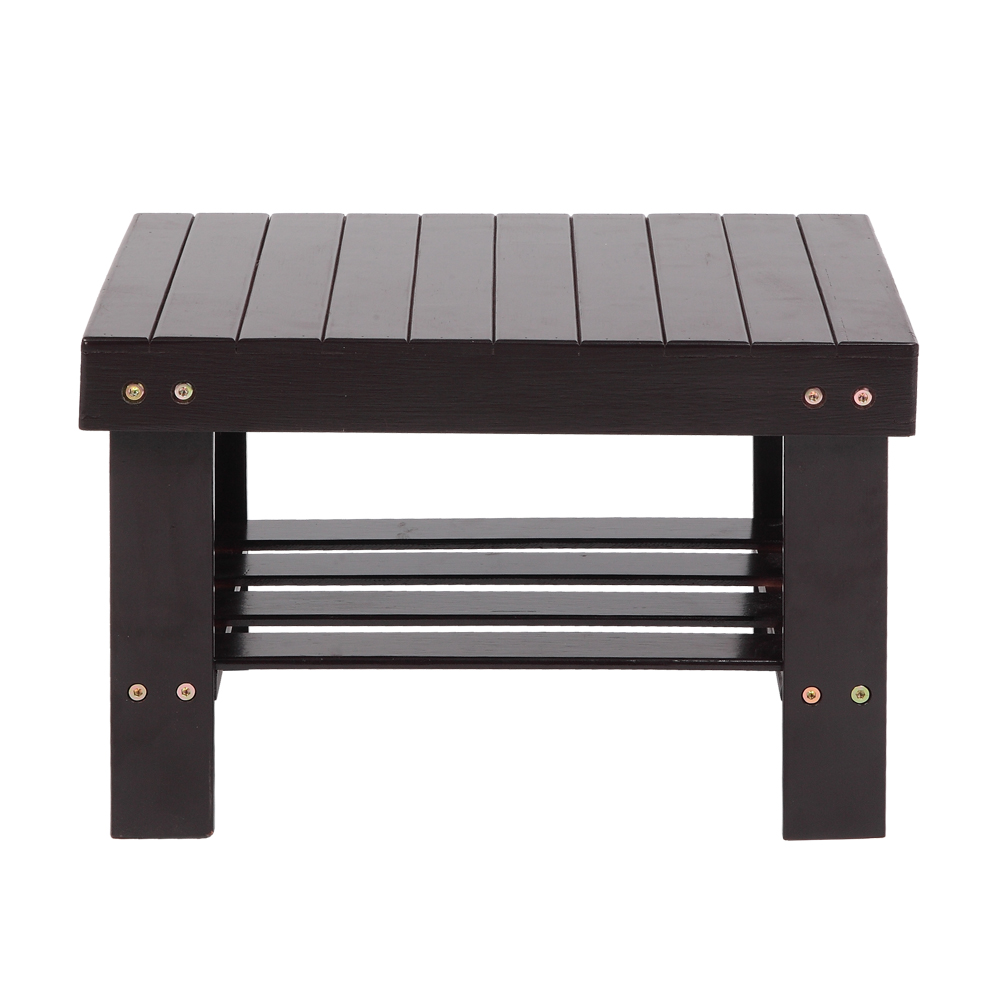 Nan bamboo small bench small square stool round chair solid wood folding chair low stool children dining chair stool