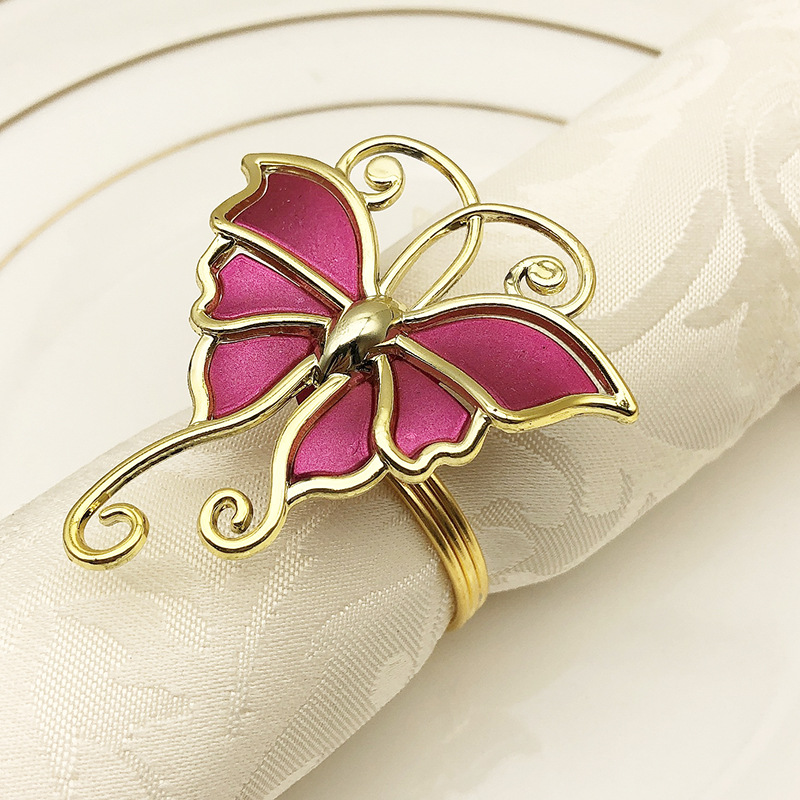 YA SHINE Metal Napkin Holder for Wedding Party Dinner Table Decoration