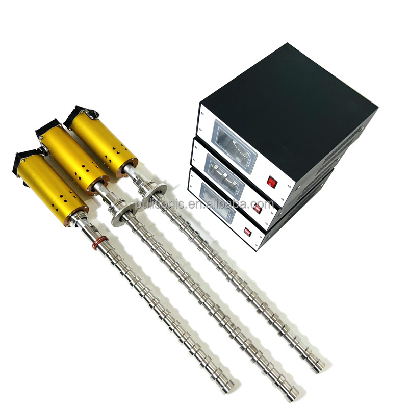 20KHZ Stailles Steel Ultrasonic Tubular Equipment 300W Ultrasonic Transducer Bio Reactor Tubular Ultrasonic Biodiesel Reactor