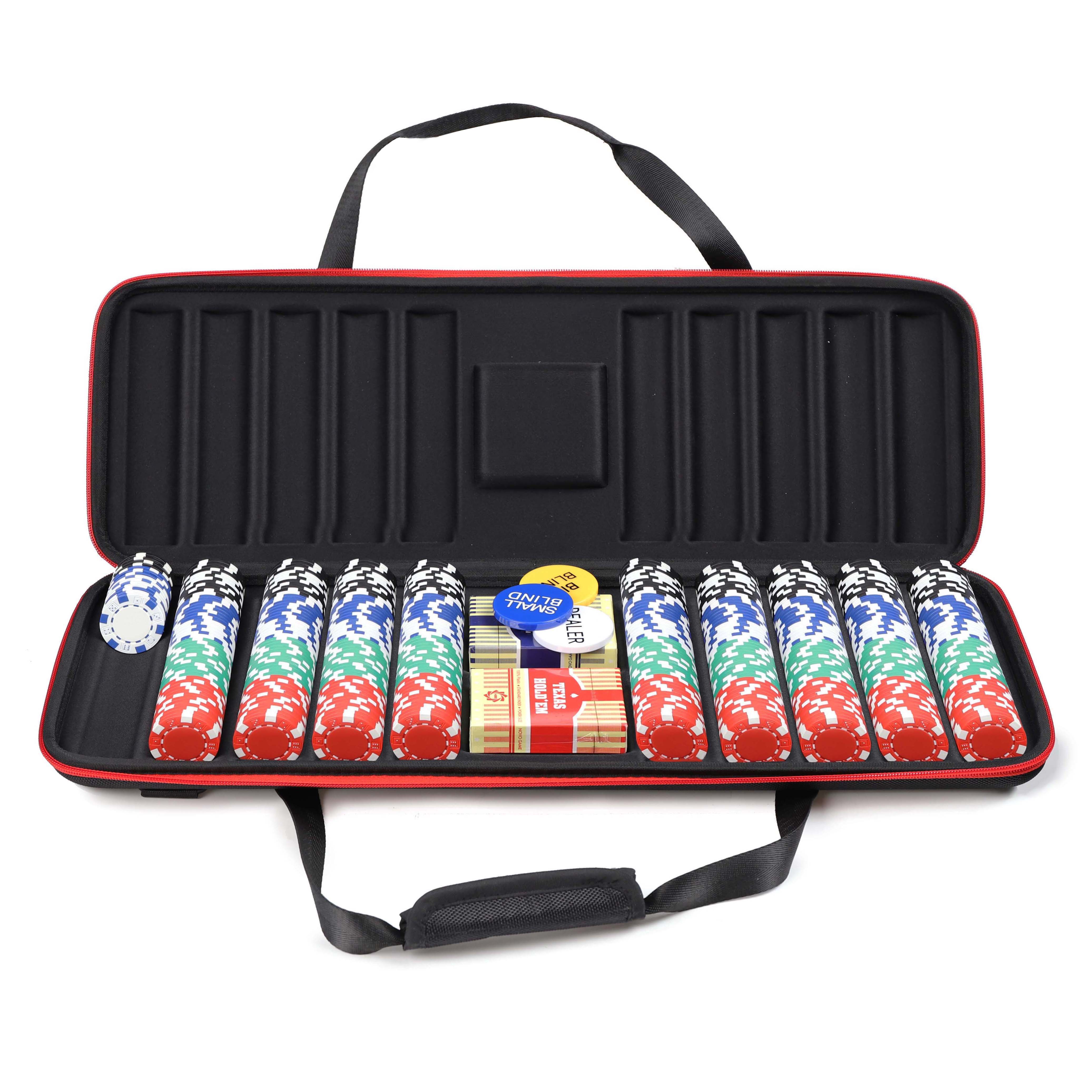 Оптовая продажа 500 покерных чипов, EVA Poker Chip Carrier