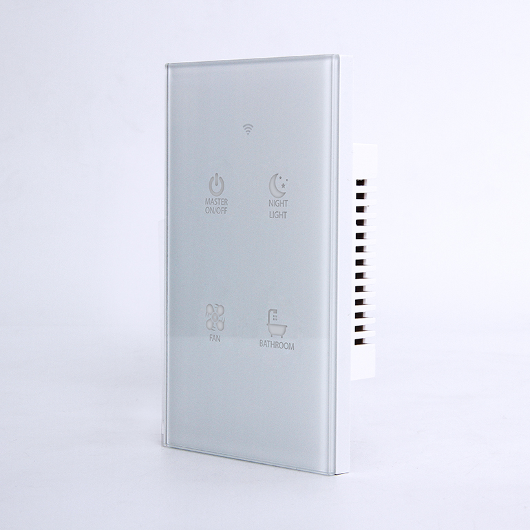 Tuya Smart Home Alexa пульт дистанционного управления Таймер сенсорный настенный Электрический выключатель света, Wi-Fi, темпере стекло переключатель