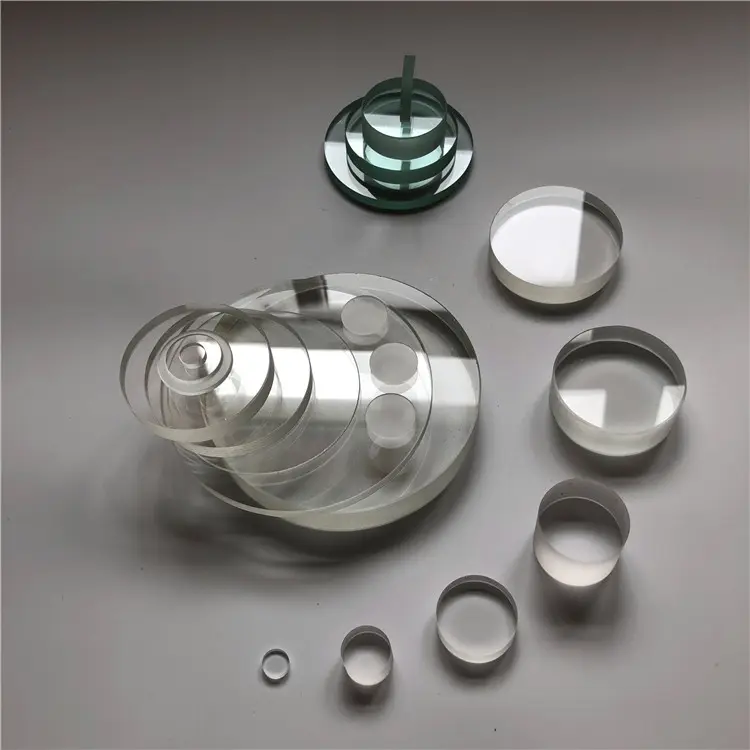 Sell Well New Type Flat Borosilicate Glass Customized Clear Borosilicate Round Circular Glass Disc Optical Plate
