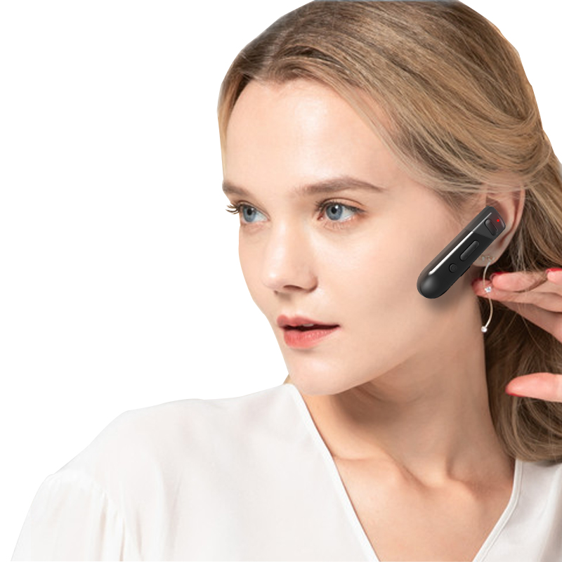 Маленькая уличная мини-гарнитура KSUN walkie-talkie с ушным крючком V35, беспроводные наушники walkie talkie