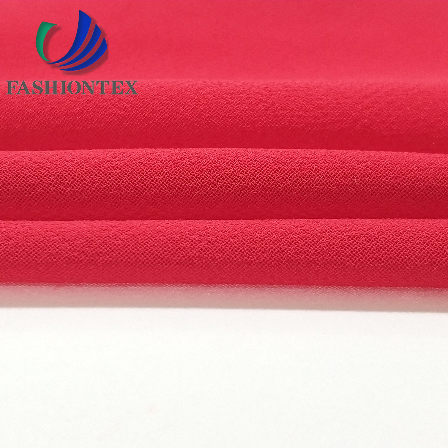Fashiontex crepe deor chiffon fabric 100% polyester chiffon fabric