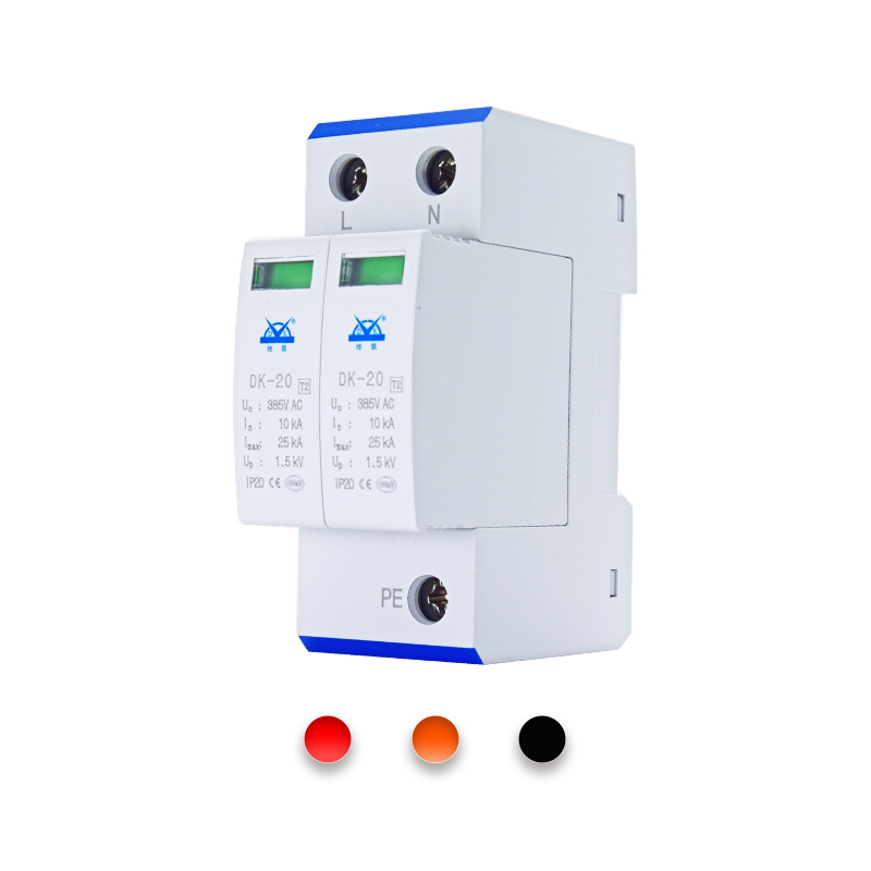 DIKAI DK-40 2 полюса типа 2 однофазный устройство для защиты солнечной системы 220V AC 275V перенапряжений