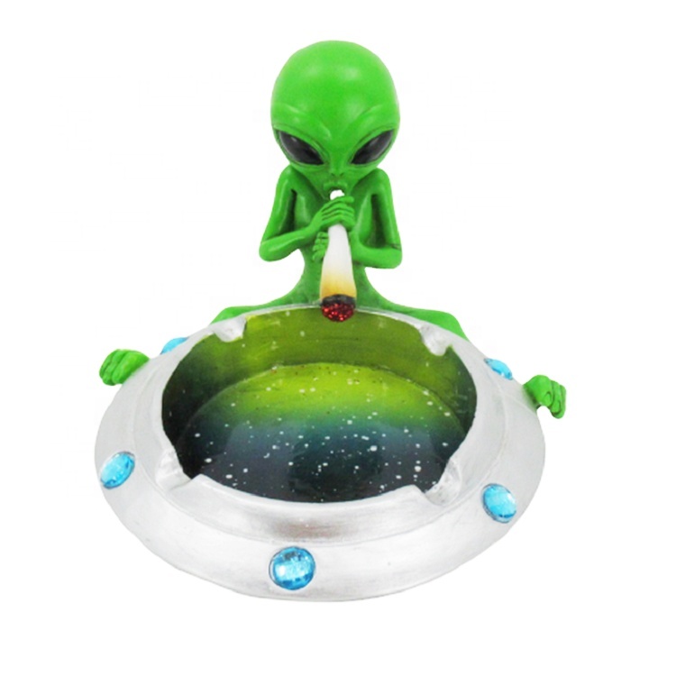 Лидер продаж 2021, пепельница ручной работы из смолы alien
