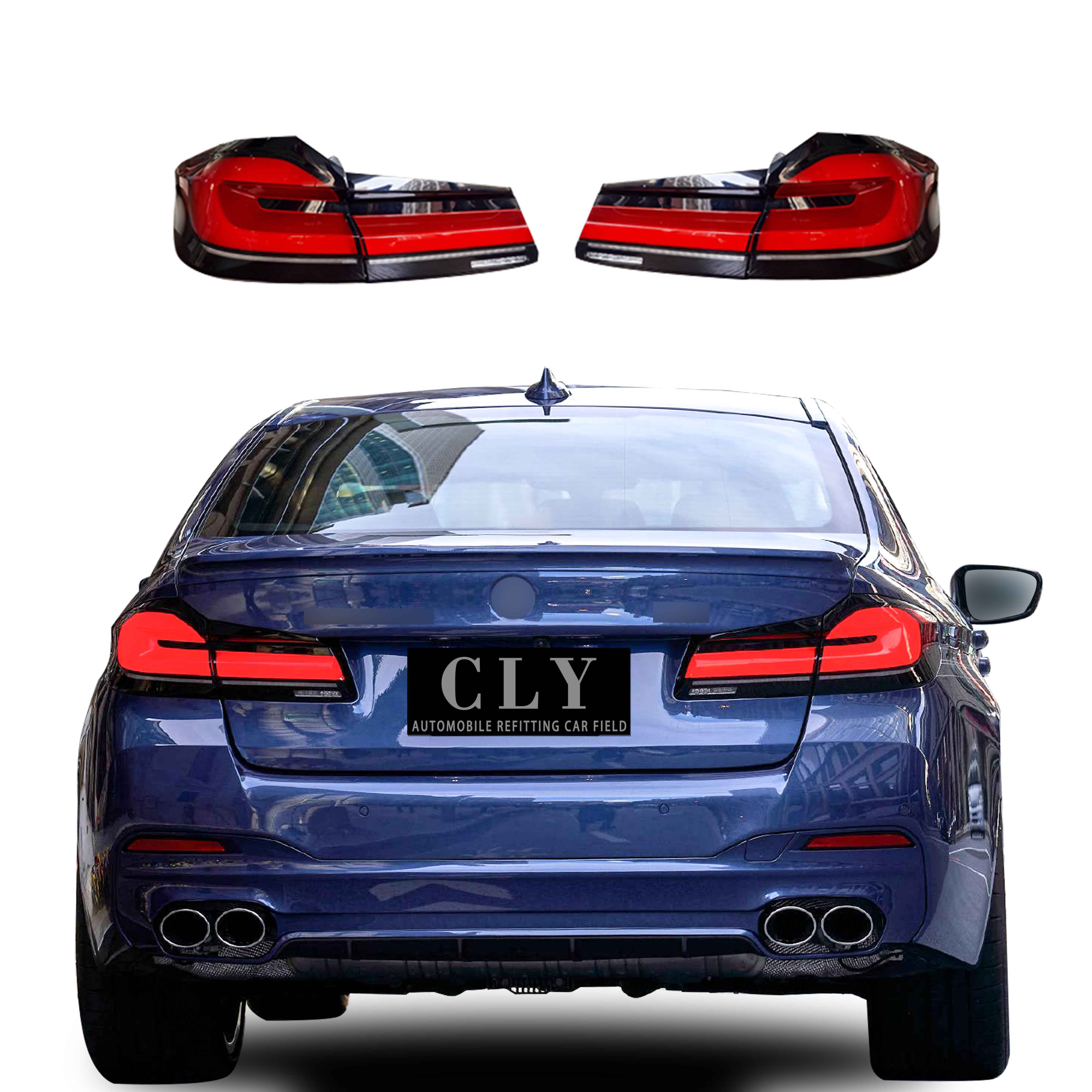 Автомобильные детали, задние фонари для BMW 5 серии G30 F90 G38 Old Upgrade 2021 + LCI, задние фонари в сборе