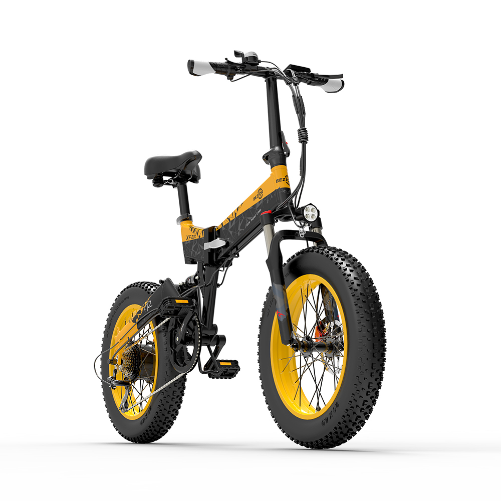 EU Warehouse BEZIOR XF200 electric bike 1000W Brushless motor 48V15Ah battery 20 inch fat tires