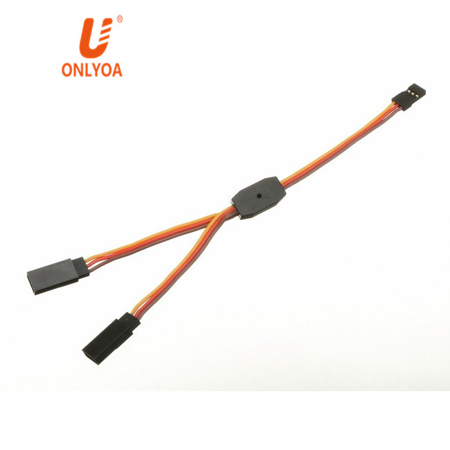 Y стиль 1 мужской до 2 женский RC Servo Y удлинитель серво провод шнур питания кабель для модельная игрушка-машинка на радиоуправлении и вертолет