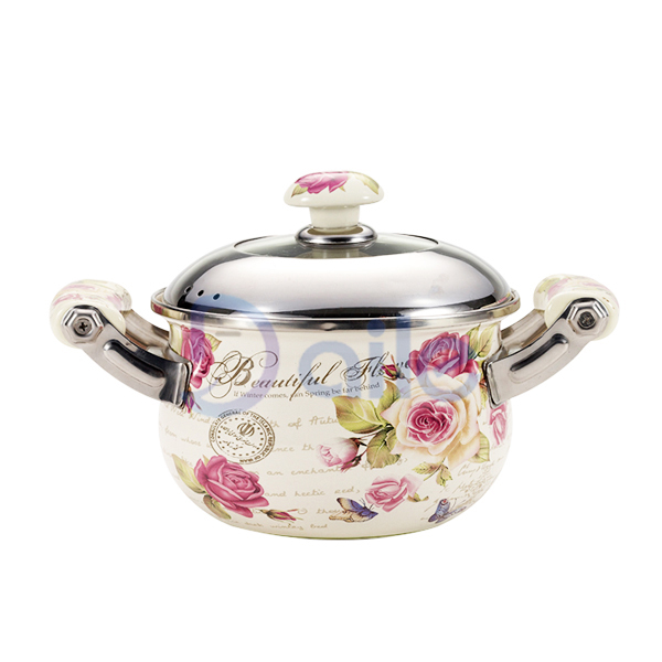 10 шт. Enamelware кухонная посуда кастрюля кухонная посуда цена