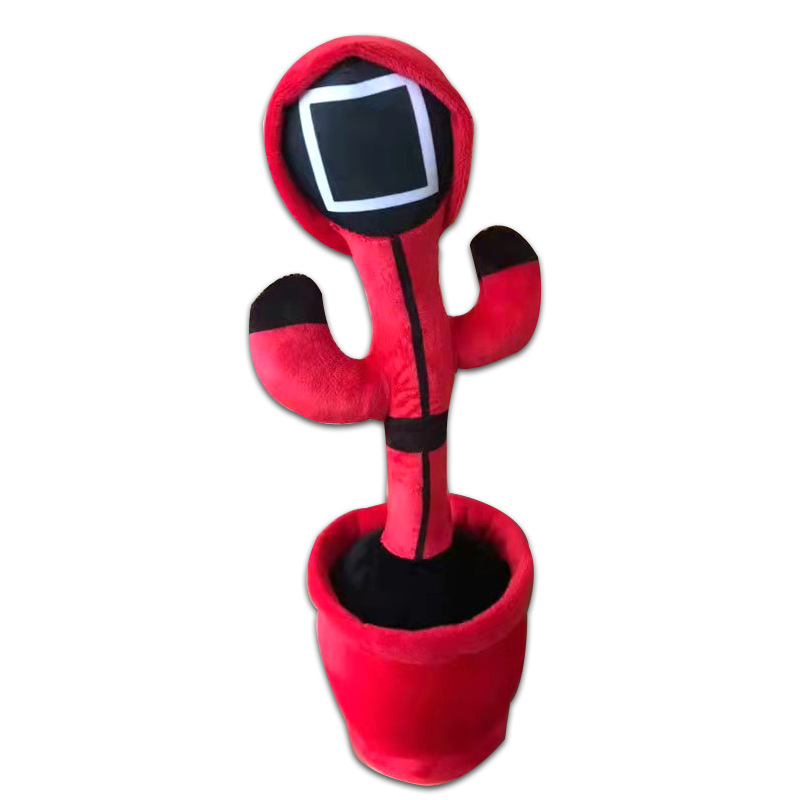 Squid Game Singing Dancing Flashing Recording Cactus Toys