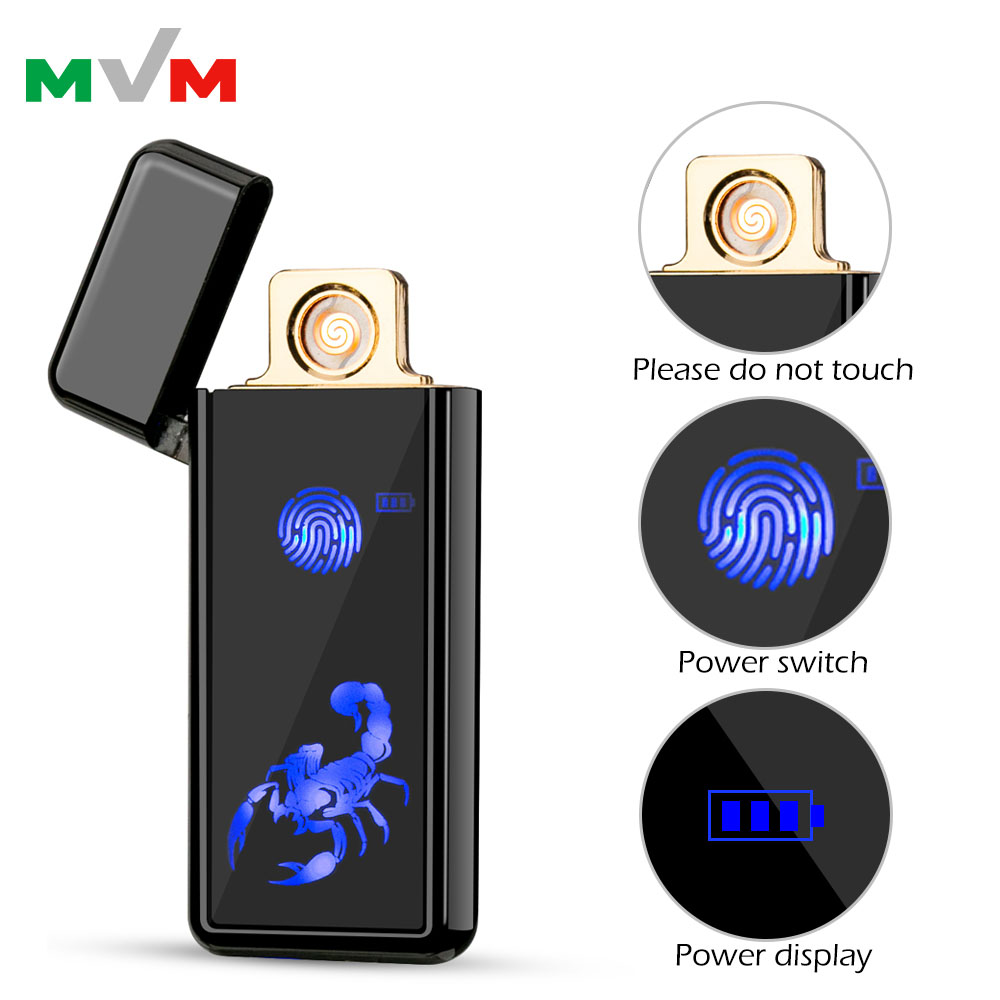 MLT200 USB сменная спираль аккумуляторная электрическая зажигалка с изготовленным на заказ светодиодный экран для курильщиков сигарет