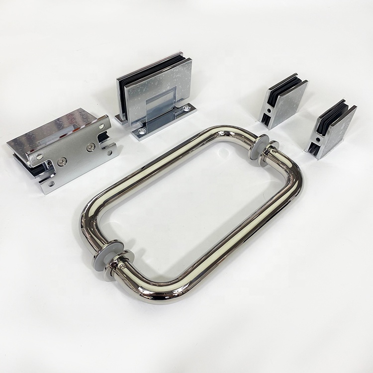 Hinge Manufacturer H Base Custom Chrome Plated Brass Glass Shower Door Hinge