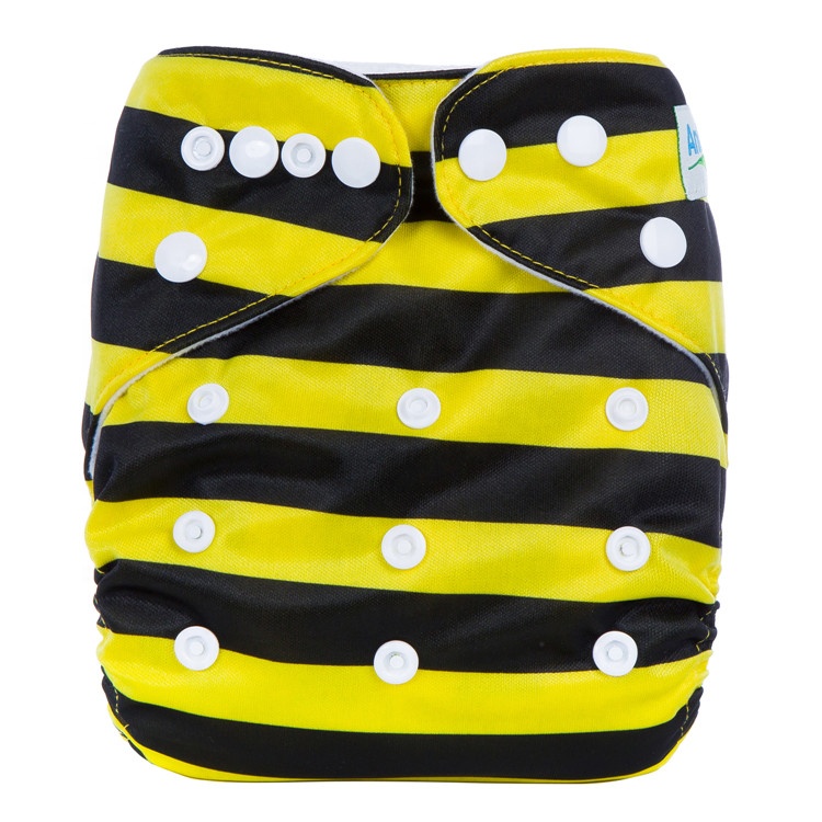 Wholesale Foldable Reusable Kid's Cloth Diaper Anti-Leaking Microfiber Super Soft Pocket Diaper