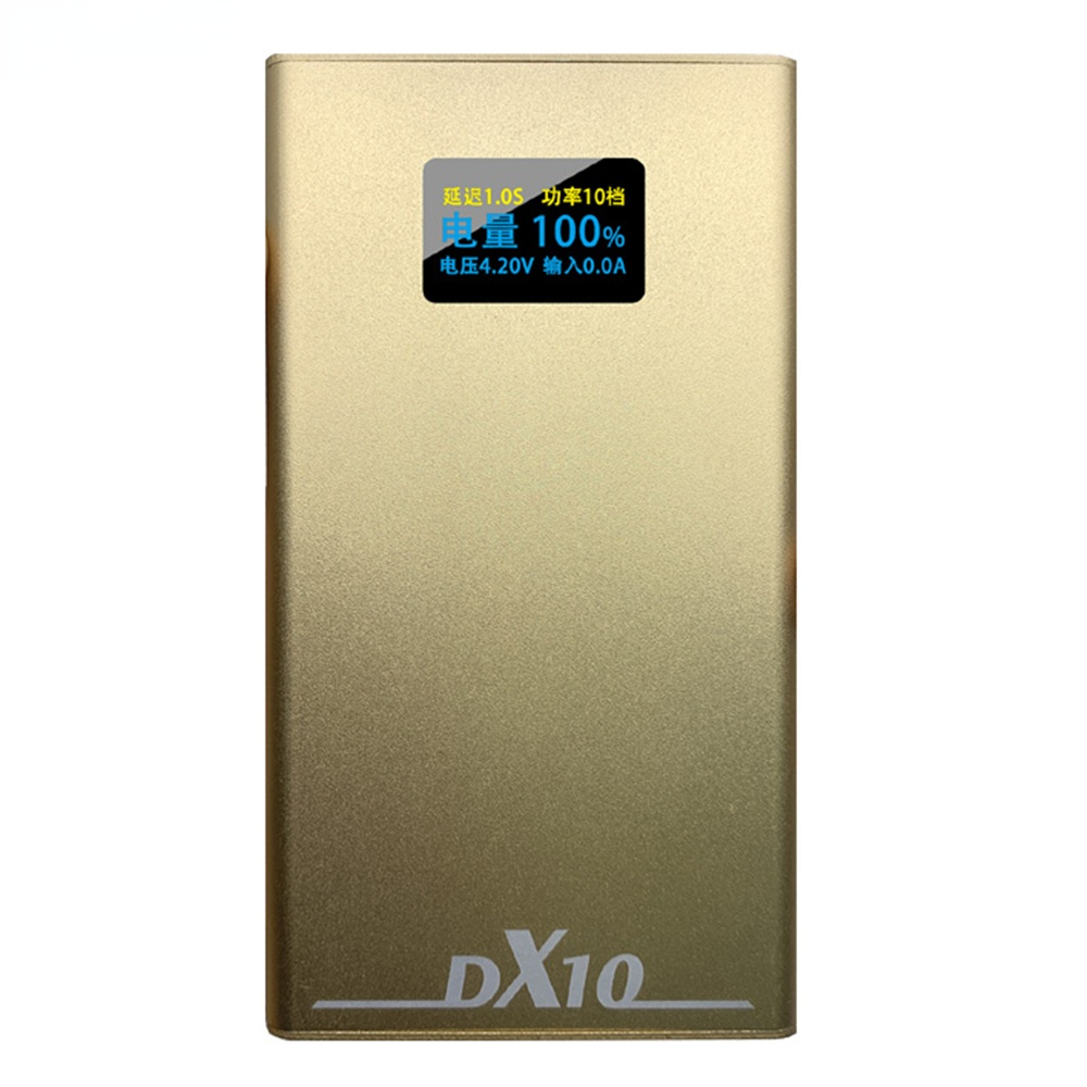 Портативный точечный сварочный аппарат DX10 с OLED-экраном и регулируемым аккумулятором, инструменты для точечной сварки, 0,1/0,15 мм никель для точечных ручек 18650 8awg