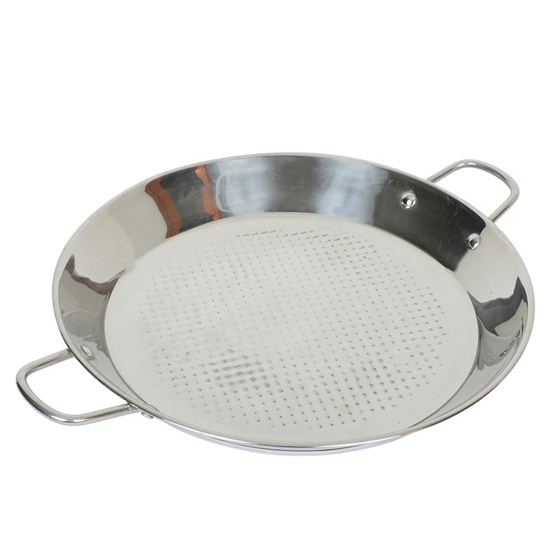 High Quality Factory Price Kitchen Frying Pan Stainless Steel Cooking Pot Paella Pans