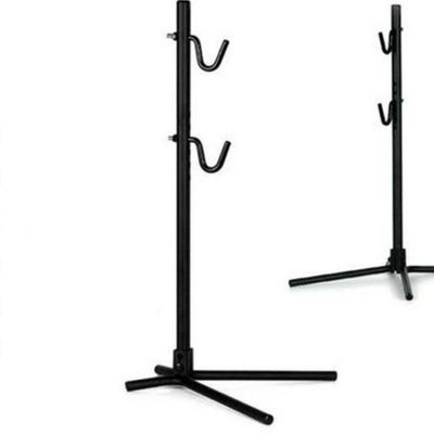 Bicycle Trailer Parking Display Rack Bicycle Repairing Bracket Double Hook Foldable Trailer Frame
