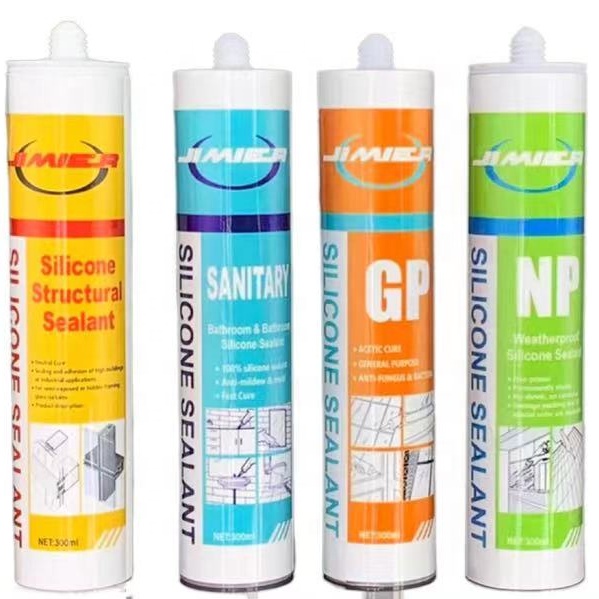 JIMIER Transparent Environmental Glass Adhesive, Odorless, Waterproof, Quick-drying and Weatherproof Silicone Sealant