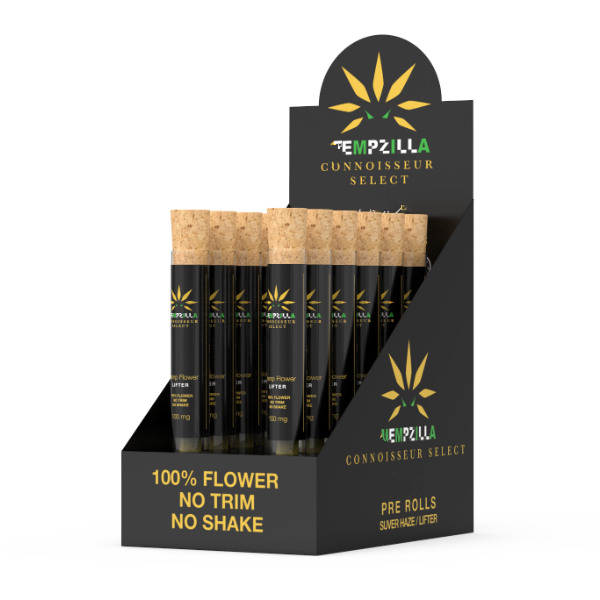 Paper printed top counter small corrugated carton packaging boxes for retail pre roll store custom cardboard preroll display box