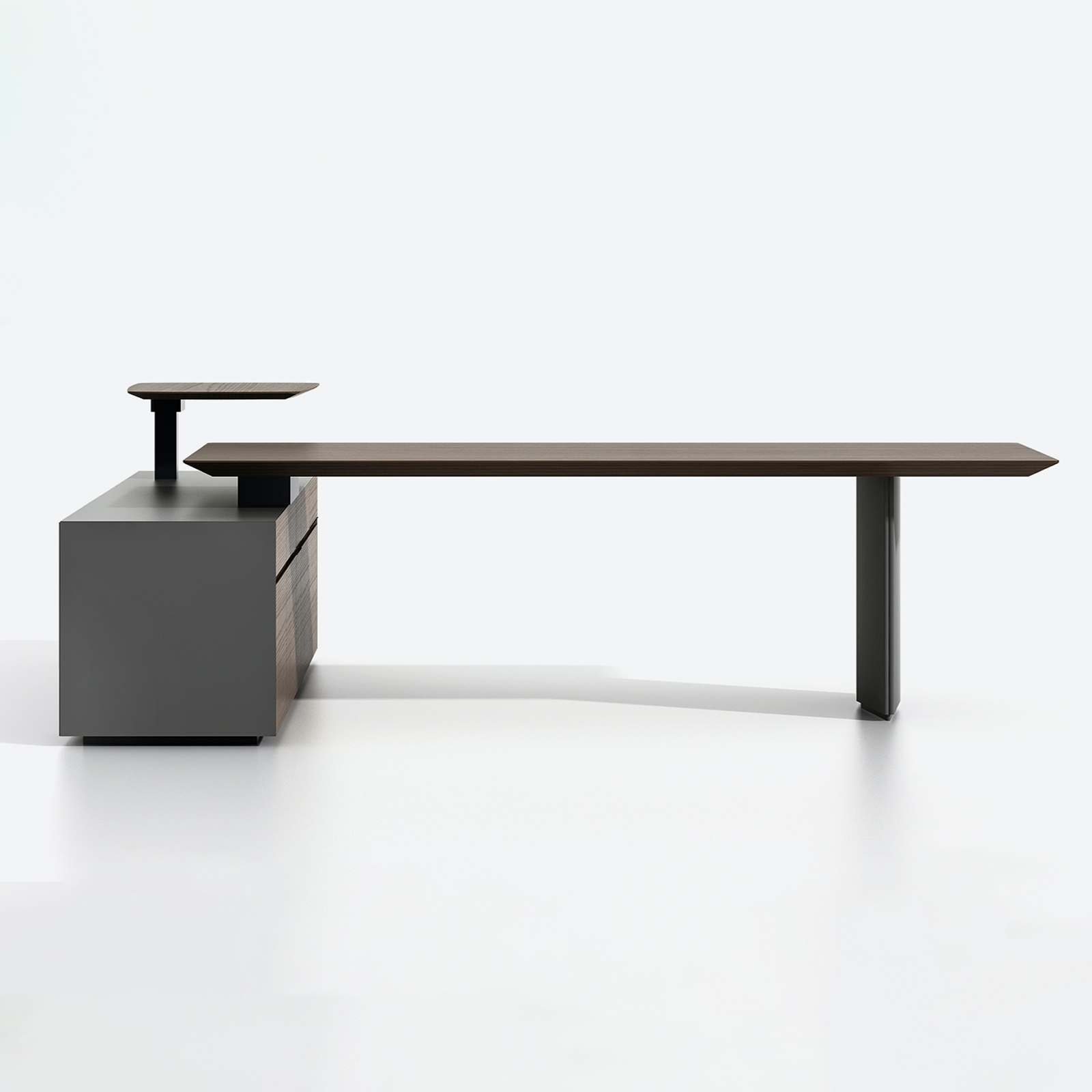 Modern l shaped boss CEO manager desk executive wooden  table for office