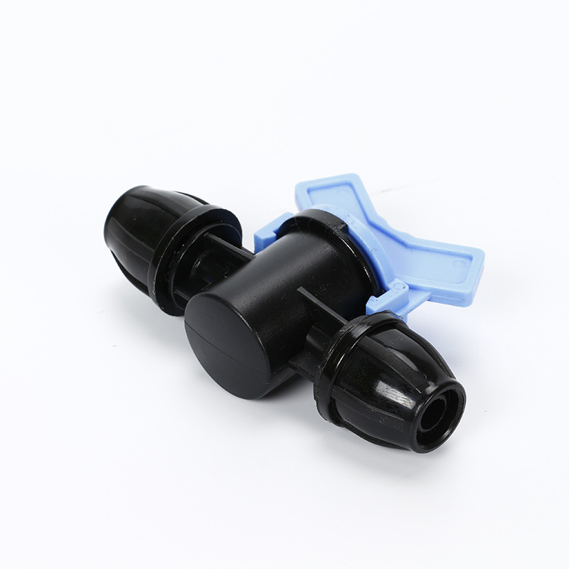High Quality Lock Valve Drip Irrigation Hot Sale Drip Valve For Irrigation 8/9mm hose Mini Valve For Drip Irrigation