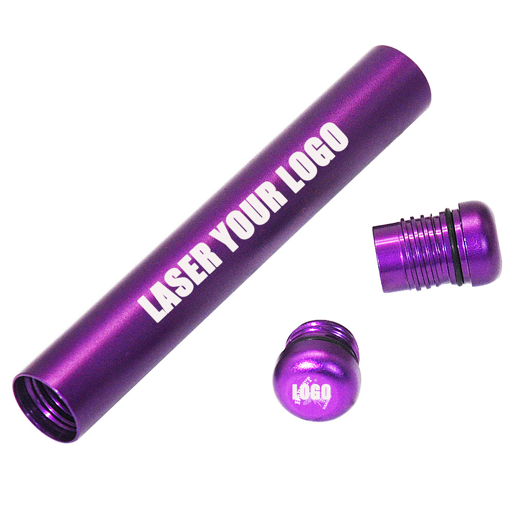 Custom Logo Cigarette Accessories Weed Joint Holder Doob Tube Tubes Blunt Waterproof Container