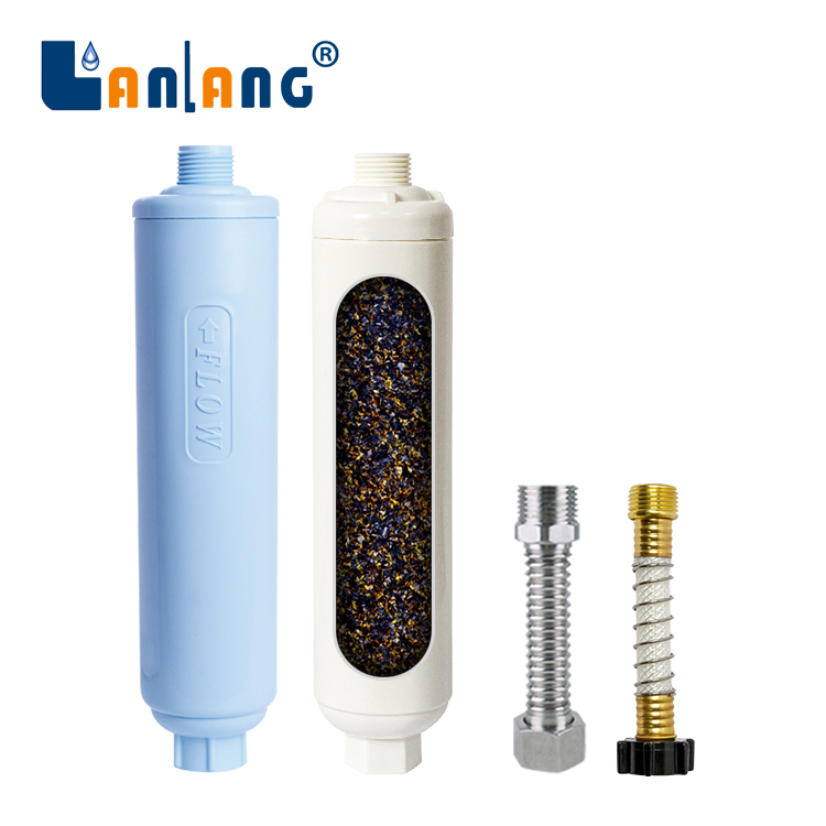 Golden Supplier with flexible hose protector nsf rv water filter KDF55 rv inlet filter GAC rv water filter outdoor