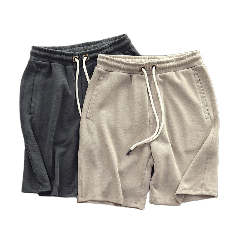 Fashion blank basketball shorts cotton custom print men sweat shorts