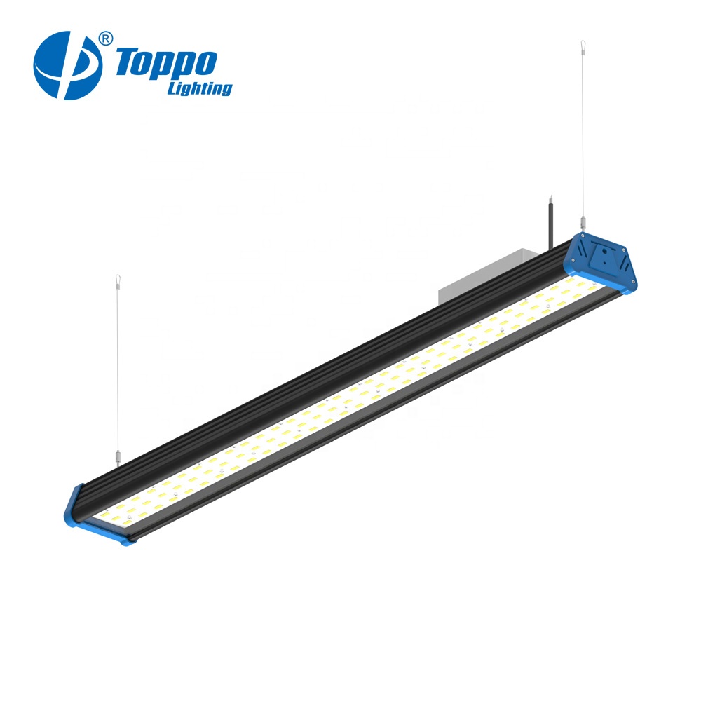 Toppo T-Line Linear Highbay Glass Cover 160LM/W 100w 120 Degree Factories Light