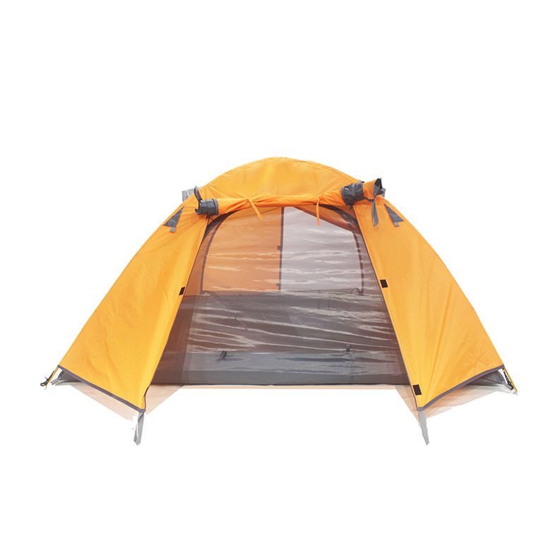 Outdoor tourism three people simple tent Storm proof double aluminum pole camping outdoor tents