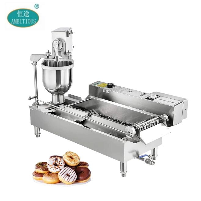 Full Automatic 3 Moulds Electric Home Kitchen Yeast Saachi Doughnut Making Frying Machine 220V Donut, Doughnut ISO CE TUV 3 Sets