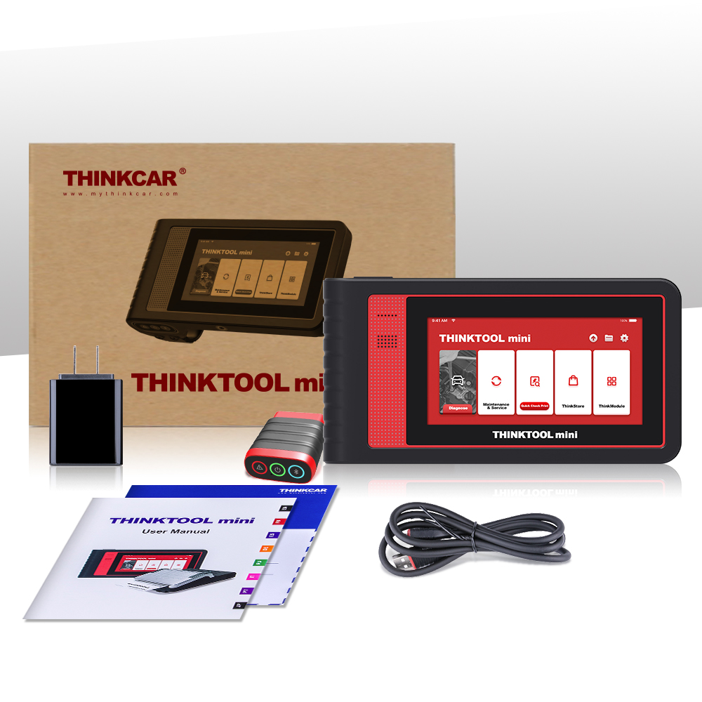 THINKCAR ThinkTool Mini Full System, диагностический Автомобильный сканер, Профессиональный OBD2 считыватель кодов автомобилей, кодирование ЭБУ, активный тест, EOBD-инструмент