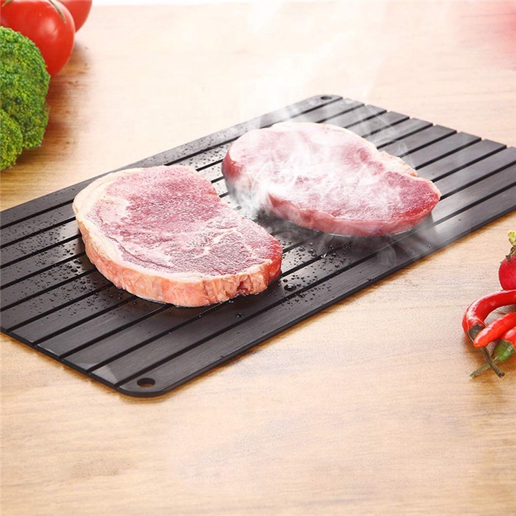 Frozen rapid aluminum food quick meat thawing tray thawing plate fast meat defrosting tray