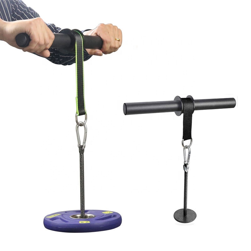 forearm wrist roller trainer heavy duty pulley system