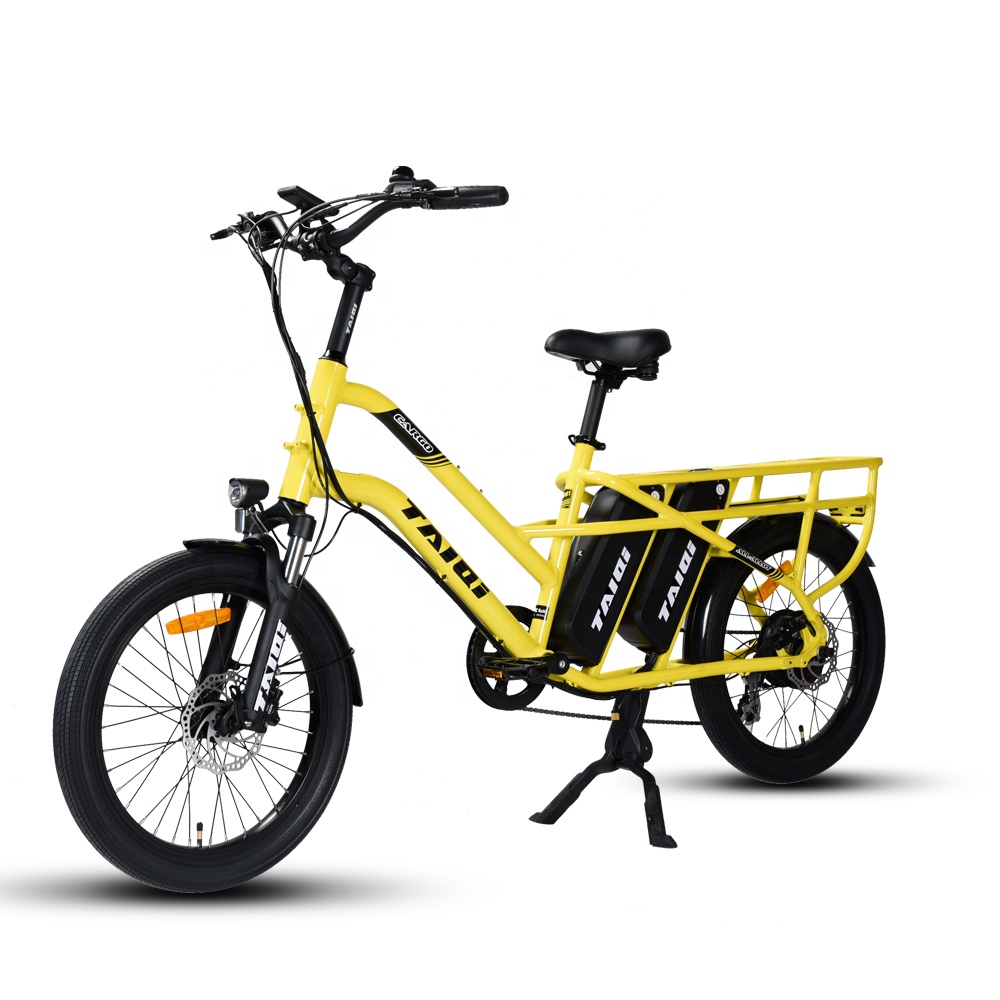 TAIQI H1 2021 новый стиль большой радиус действия двойная литиевая батарея электрический велосипед доставка пищи Электрический велосипед