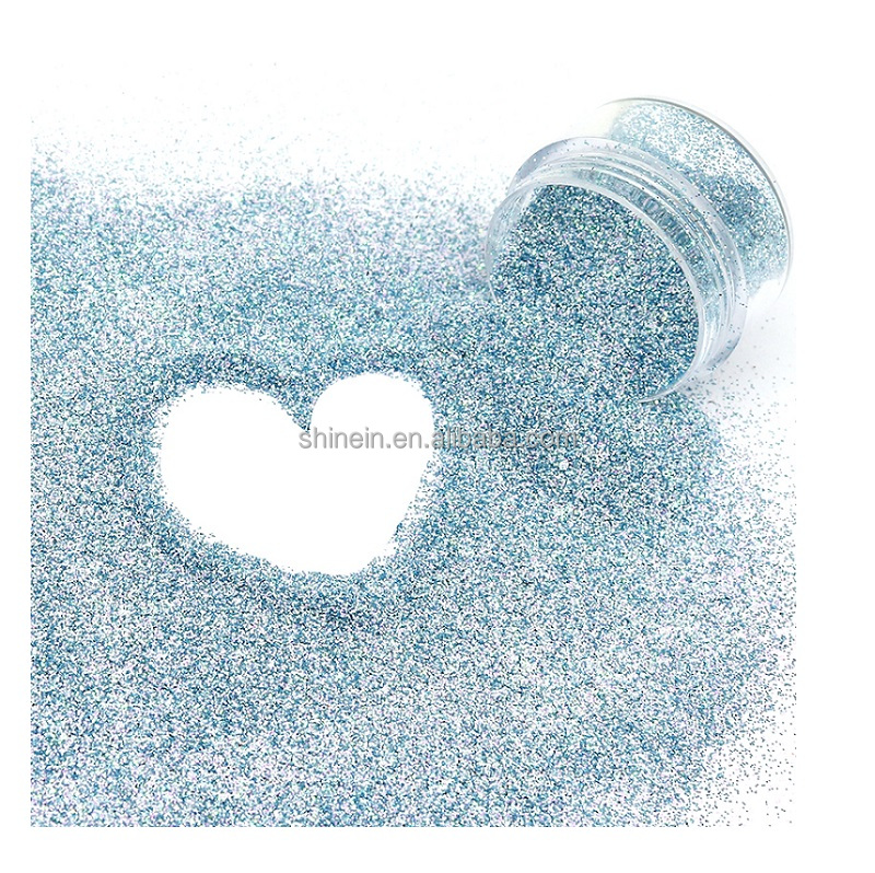 Shinein Popular Hair Nail Art Polyester Holographic Fine Glitter Face Body Extra Dust Glitter Fine Glitter Craft for Decoration