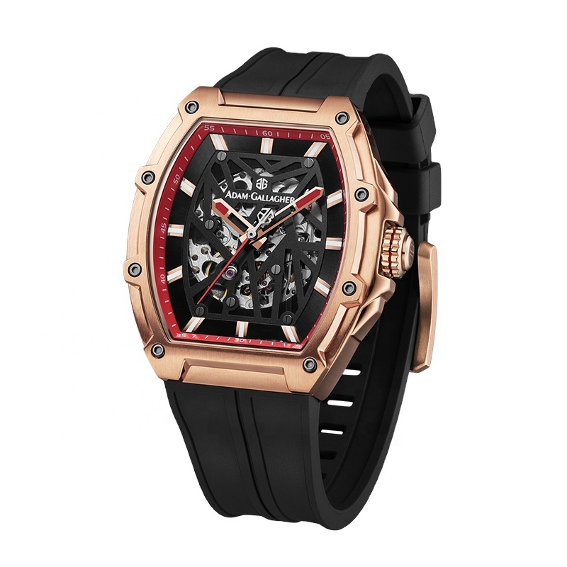 Быстрая отправка, низкий минимальный заказ, Reloj, Ричард мельница, Реплика, механические часы золотого цвета, Япония, Movt для мужчин, OEM