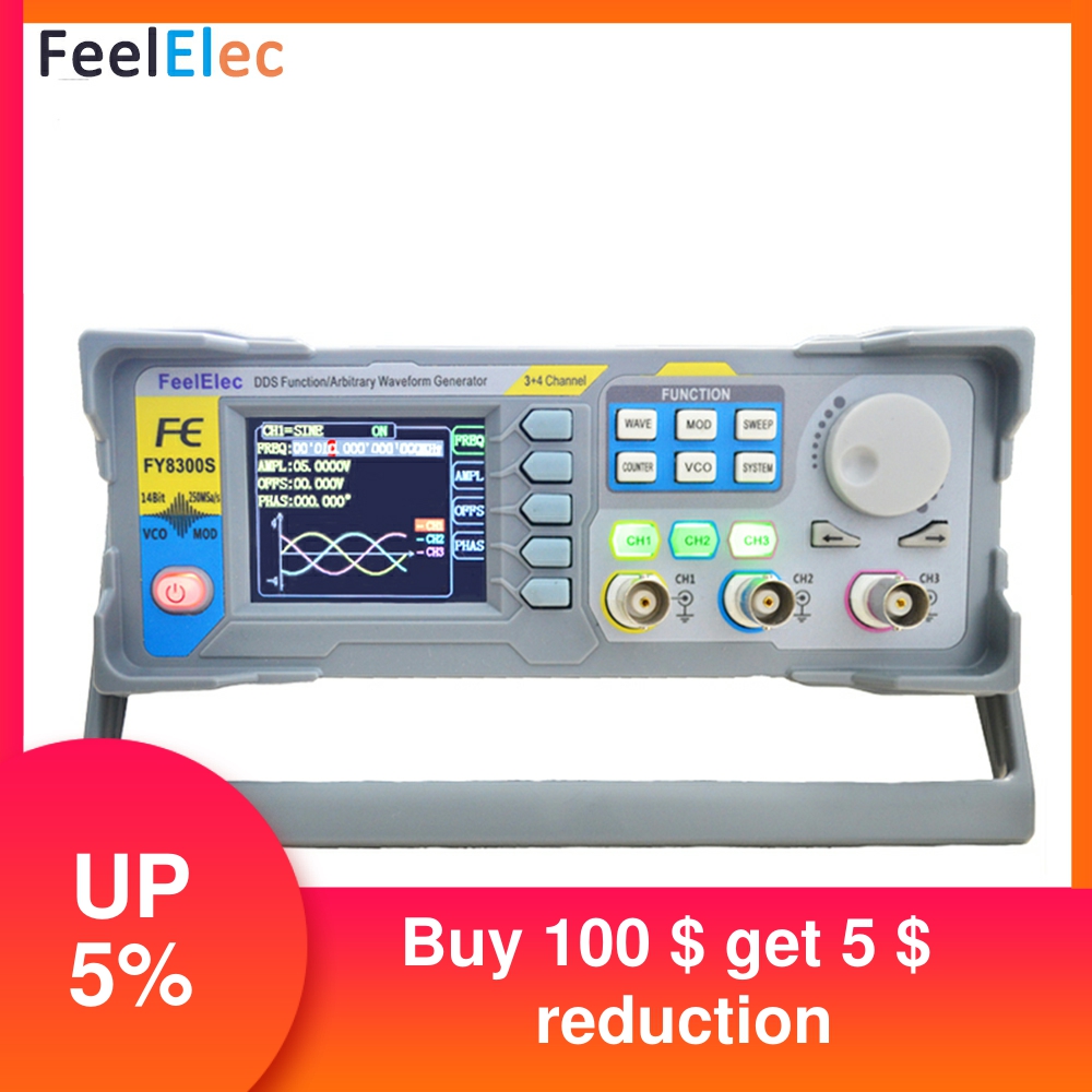 FeelElec FY8300S-20Mhz Three channel Waveform Function Signal Generators